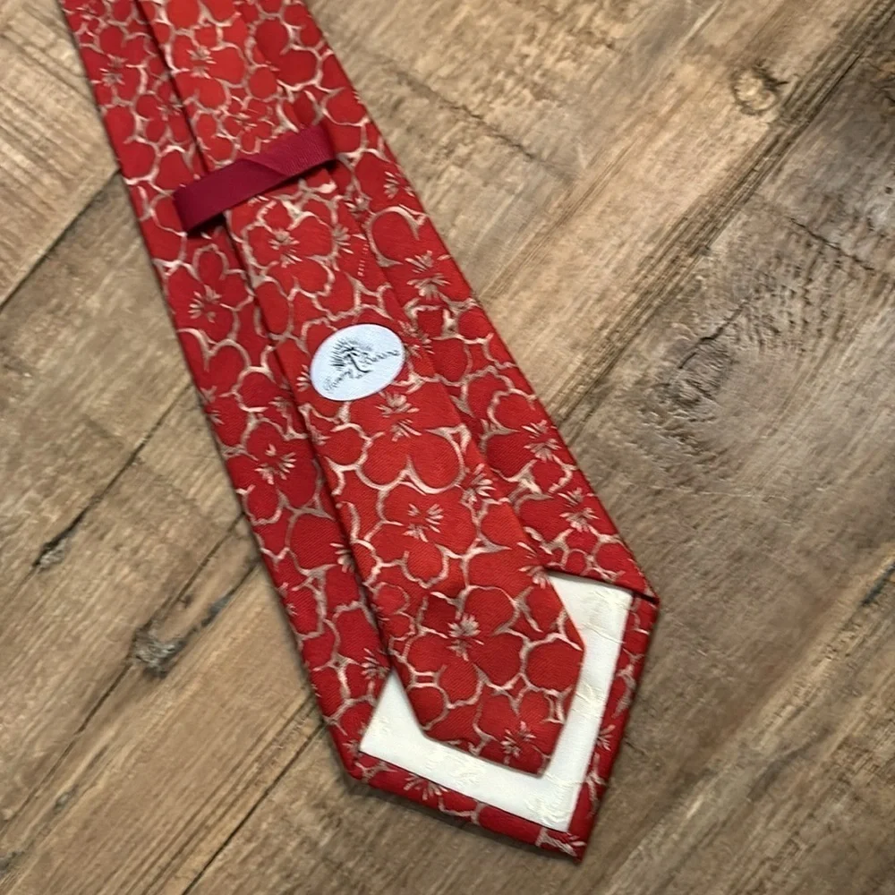 Tommy Bahama Floral Tie. Tropical | 100% Silk | Men’s 58”L | EUC | Hibiscus